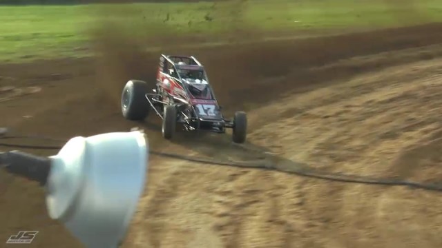 USAC: CJ Leary New Track Record (Brownstown, Indiana) 2016